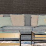 Farbenkombination Anthrazit Couch