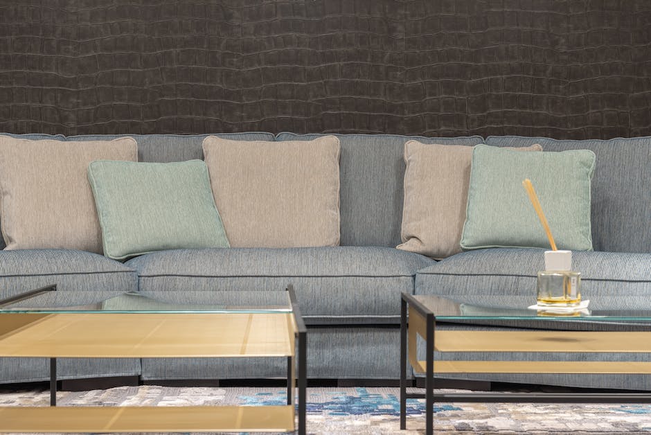 Farbenkombination Anthrazit Couch